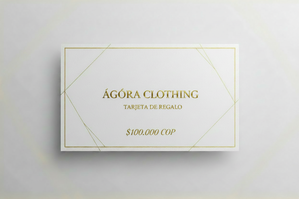 Tarjeta de regalo Ágora Clothing